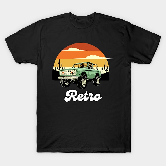 RETRO 4x4 T-Shirt by CasualTeesOfFashion